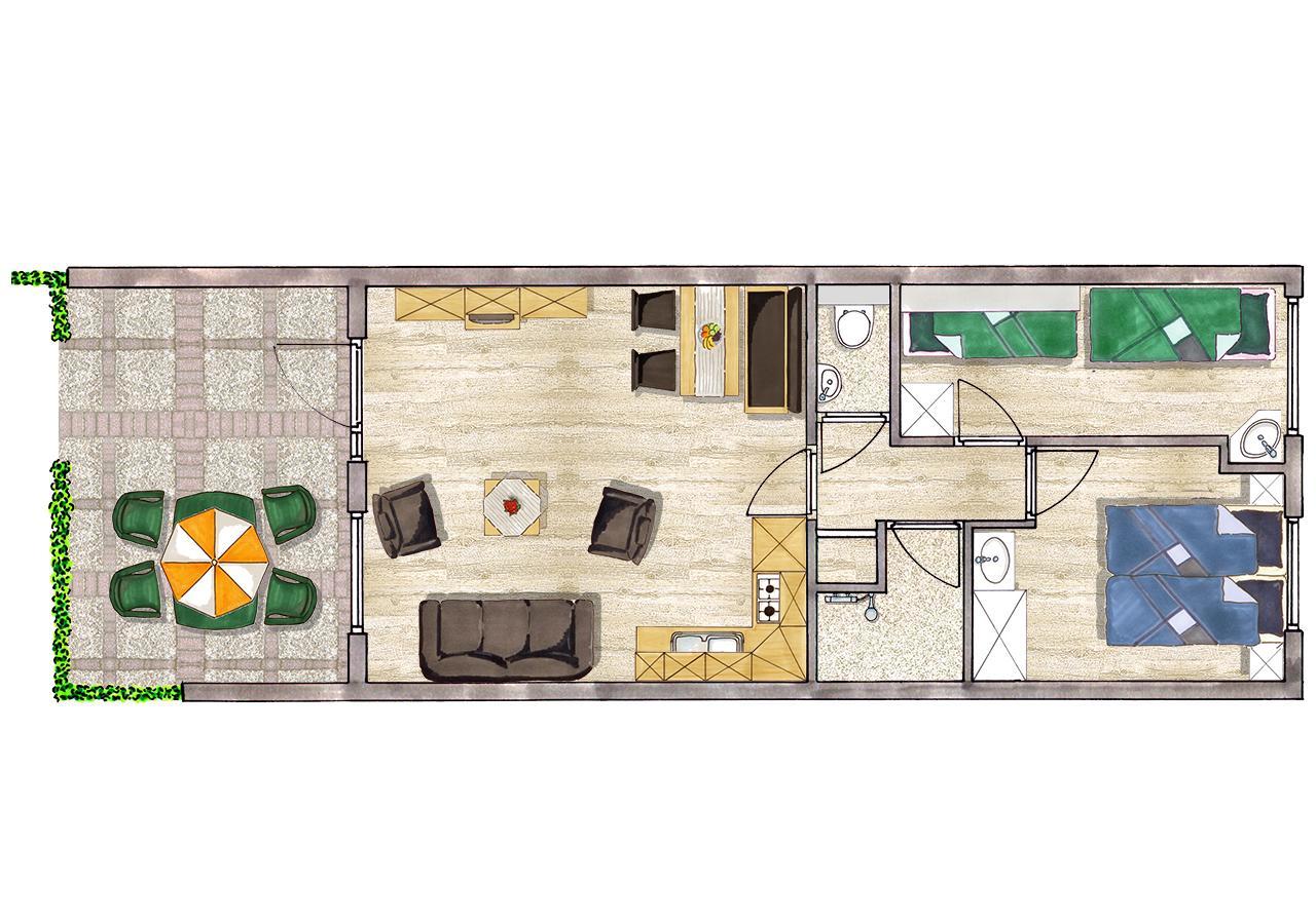 Panoorama Appartementen Норбек Экстерьер фото